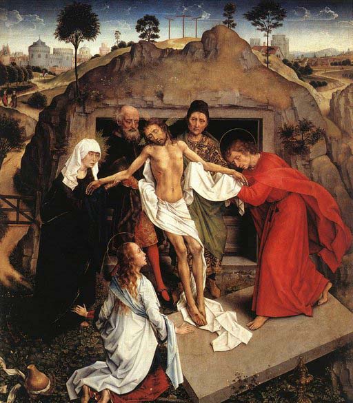 WEYDEN, Rogier van der Entombment of Christ